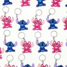 Chaveiro Do Lilo Stitch E Angel 5un Barato Lembrancinha Love top
