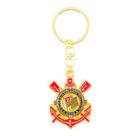 Chaveiro dourado escudo time 4cm - corinthians Chaveiro dourado escudo time 4cm - corinthians
