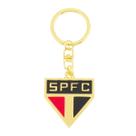 Chaveiro Dourado Escudo Time 4cm - São Paulo Chaveiro Dourado Escudo Time 4cm - São Paulo