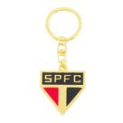 Chaveiro dourado escudo time 4cm - spfc Chaveiro dourado escudo time 4cm - spfc