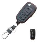 Chaveiro E Capa Proteção Chave Canivete 4 Botões Fiat Fastback Cronos Argo Pulse Toro Strada