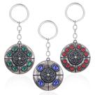 Chaveiro Elden Ring Chaveiro âmbar vermelho, verde e azul Chaveiro Elden Ring Chaveiro âmbar vermelho, verde e azul