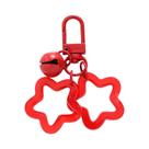 Chaveiro Elegante Com Pingente De Estrela De Cinco Pontas Em Cores Doces Para Mulheres E Meninas,