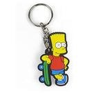 Chaveiro Emborrachado Os Simpsons Bart Simpson Skate - CH-SXF-BARTSKATE