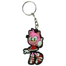 Chaveiro Emborrachado Sonic The Hedgehog Amy Rose Presente Geek - CH-SXF-AMY