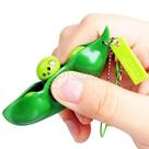 Chaveiro Ervilha Brinquedo Anti Silicone Verde