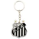 Chaveiro Escudo Time Acrílico 5cm - Santos