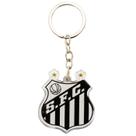 Chaveiro escudo time acrílico 5cm - santos