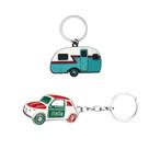 Chaveiro esmaltado Mini Camper Car Cute Vehicle Chaveiro