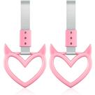 Chaveiro Fabbay Heart Handle, acessório de carro Devil Style, rosa