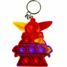 Chaveiro Fidget Pop It Anti Stress Autismo Bolha Empurra Colorido Escolha Seu Modelo
