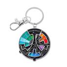 Chaveiro Fidget Spinner Chaveiro colorido de liga de zinco esmaltado