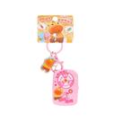 Chaveiro Fidget Spinning Capybara Cute Pink com ação iluminada Chaveiro Fidget Spinning Capybara Cute Pink com ação iluminada