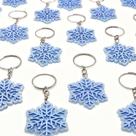 Chaveiro Floco De Neve 10un Lembrancinha Frozen Boneco Gelo Festa Tema