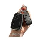 Chaveiro fob capa chaveiro cordão para toyota prius camry corolla chr C-HR rav4 land cruiser prado