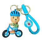 Chaveiro Fofinho Bike Emborrachado Realista 3D Grande 56