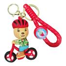 Chaveiro Fofinho Bike Emborrachado Realista 3D Grande 57