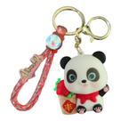 Chaveiro Fofinho Panda Emborrachado Realista 3D Grande 52