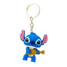 Chaveiro formato stitch violão 6cm - disney