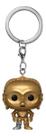 Chaveiro Funko 53056 Dourado Star Wars C-3po Chaveiro Funko 53056 Dourado Star Wars C-3po