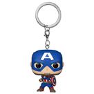 Chaveiro Funko POP Marvel Capitão América Mini Figura