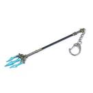Chaveiro God of War Poseidon Trident Alloy