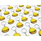 Chaveiro Hambúrguer lanche 10un Chaveiro Lanches Top Lembrancinha Chaveiro Hambúrguer lanche 10un Chaveiro Lanches Top Lembrancinha