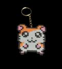 Chaveiro Hamtaro pixel arte