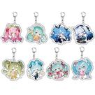 Chaveiro Hatsune Miku Princess Chibi Chaveiro de acrílico