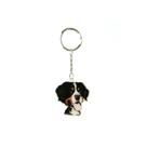Chaveiro Heads De Metal - Bernese Mountain Dog