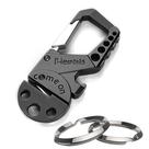 Chaveiro Hephis Skull Heavy Duty Car Escape Tool preto