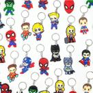 Chaveiro Heróis Marvel 10unVingadores Hulk Homem Aranha Batman