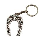 Chaveiro Horseshoe Vintage Silver Zinc Alloy Charm