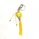 Chaveiro Iansa Raio amarelo em Murano 16 Cm Chaveiro Iansa Raio amarelo em Murano 16 Cm