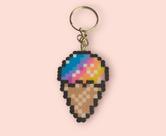 Chaveiro Ice cream pixel arte