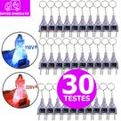 Chaveiro Identificador de Tomada 30 peças 110V 220V Portátil Atacado Varejo