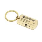 Chaveiro Inox Personalizado A Laser Com Simbolo Do Spotify