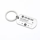 Chaveiro Inox Personalizado A Laser Com Simbolo Do Spotify