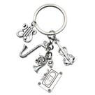 Chaveiro Instrumento Musical Vintage Chaveiro Design criativo