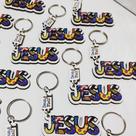 Chaveiro jesus mdf