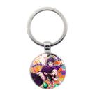 Chaveiro JoJo's Bizarre Adventure Time Gem com pingente de vidro