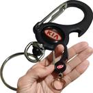 Chaveiro Kia Abridor Mosquetão Metal Multiuso Preto Acessório Chave Carro Bolsa Presente