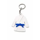 Chaveiro kimono jiu jitsu faixa preta impressão 3d bjj artes marciais chaveiro lutador