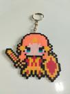 Chaveiro Leona League of Legends pixel art