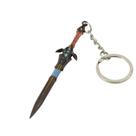 Chaveiro Lich King Mini Dragon Claw Sword Alloy Chaveiro