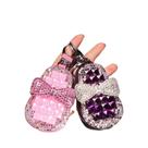 Chaveiro: lindo chaveiro de luxo de cristal roxo para mulheres Chaveiro: lindo chaveiro de luxo de cristal roxo para mulheres