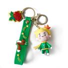Chaveiro Little Prince Chaveiro de desenho animado com resina rosa