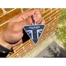 Chaveiro Logo Triângular Triumph Impressão 3D Estilo Moto Premium