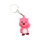 Chaveiro Loopy Pink Beaver Chaveiro de PVC