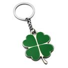 Chaveiro Lucky Four-Leaf Clover Green Zinc Alloy
